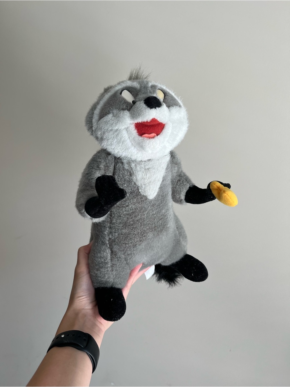 VTG 1990s Disney Pocahontas Meeko Jointed Stuffed Animal